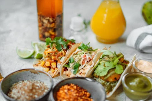 mexican rice cilantro lime colorful